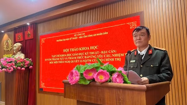 Xây dựng Tạp chí Khoa học Giáo dục Kỹ thuật- Hậu cần trở thành diễn đàn khoa học uy tín trong CAND