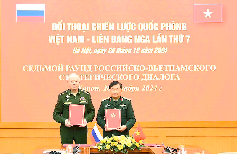 Đối thoại Chiến lược Quốc phòng Việt Nam - Liên bang Nga lần thứ 7 -0
