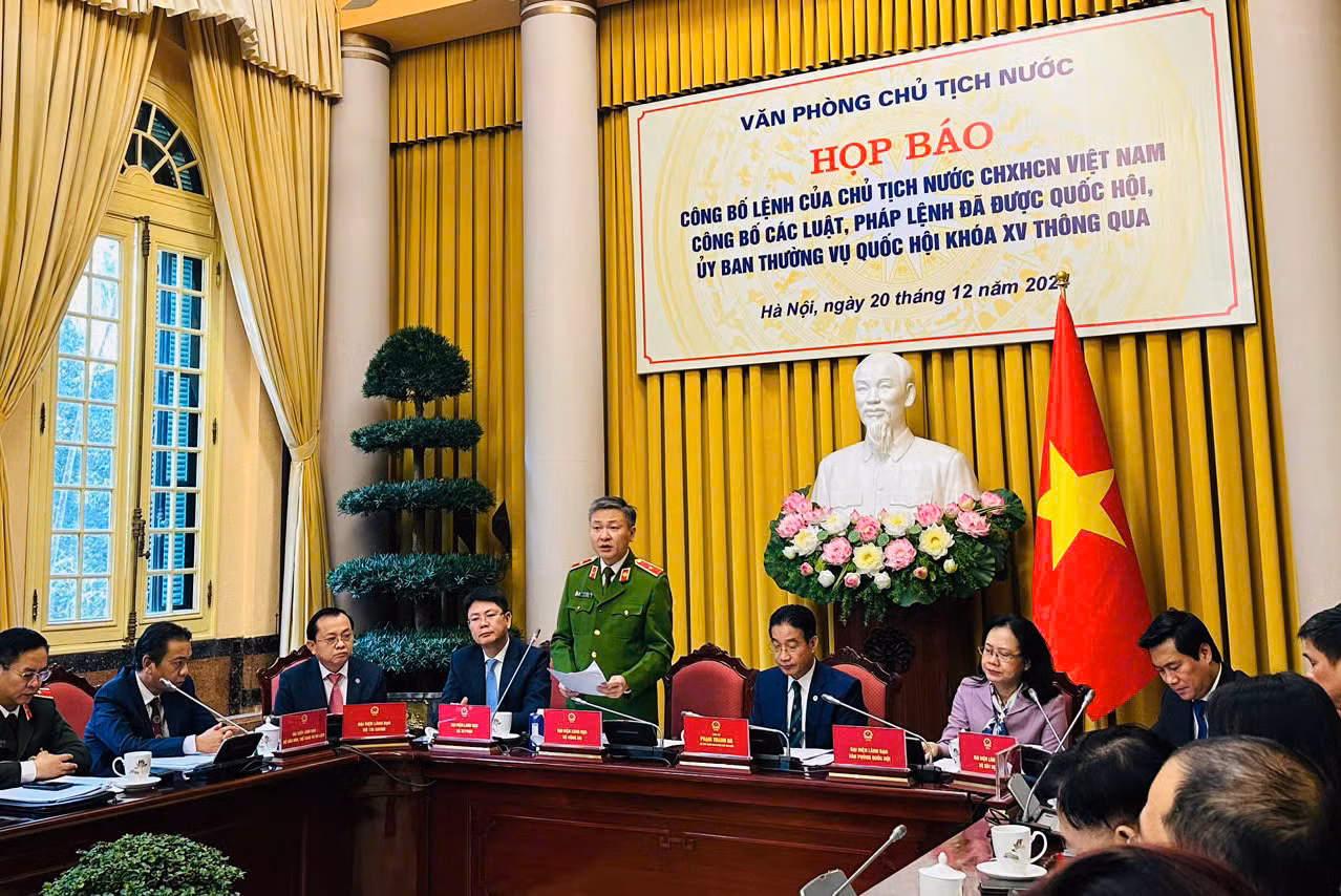 Công bố Luật Dữ liệu, Luật Phòng cháy, chữa cháy và cứu nạn cứu hộ và Luật Phòng, chống mua bán người (sửa đổi) -0