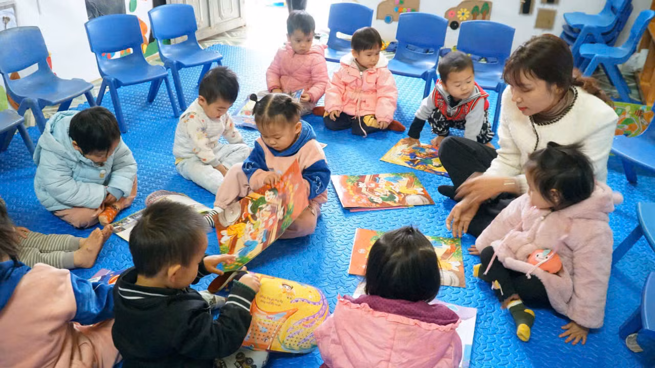 Rộn rã tiếng trẻ thơ ở những điểm trường Làng Nủ -0