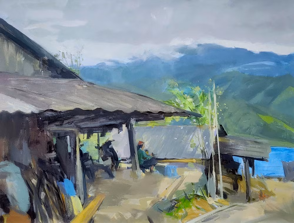 “Miền thương” - một triển lãm hội họa thú vị -0