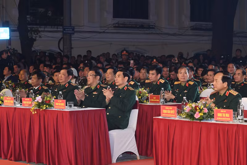 Bộ trưởng Phan Văn Giang dự lễ khai mạc Triển lãm 80 năm văn hóa, văn nghệ Quân đội nhân dânViệt Nam -0