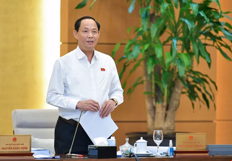 Bộ trưởng Lương Tam Quang phát biểu một số vấn đề xung quanh dự án Luật Dữ liệu -0