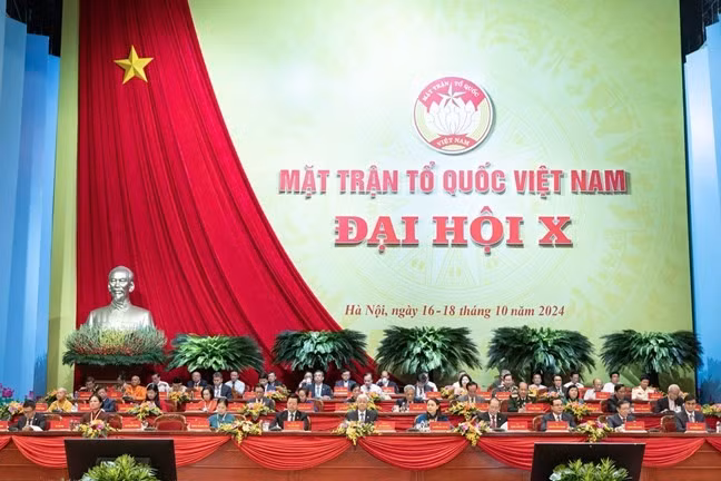 Phiên làm việc đầu tiên Đại hội đại biểu toàn quốc MTTQ Việt Nam lần thứ X, nhiệm kỳ 2024-2029 -0