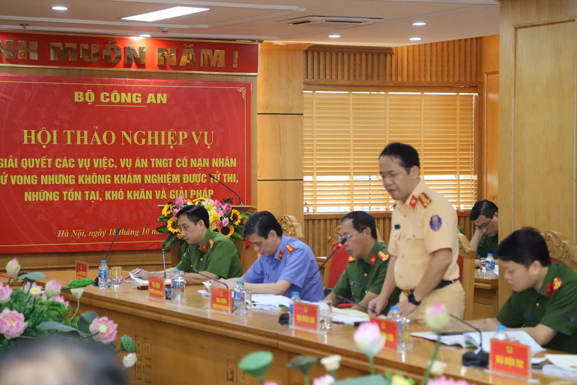 Hội thảo nghiệp vụ tìm giải pháp giải quyết các vụ việc, vụ án về tai nạn giao thông -1