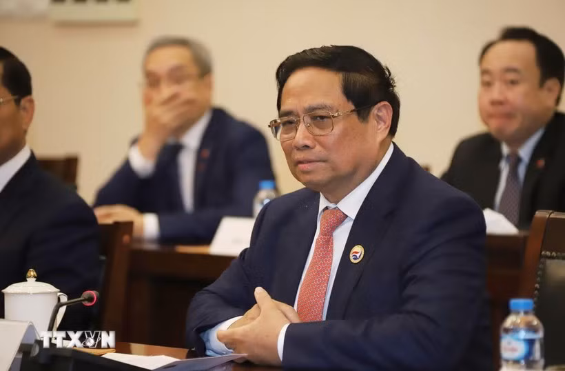 Thủ tướng: Quan hệ hợp tác toàn diện Việt-Lào có một không hai trên thế giới -0
