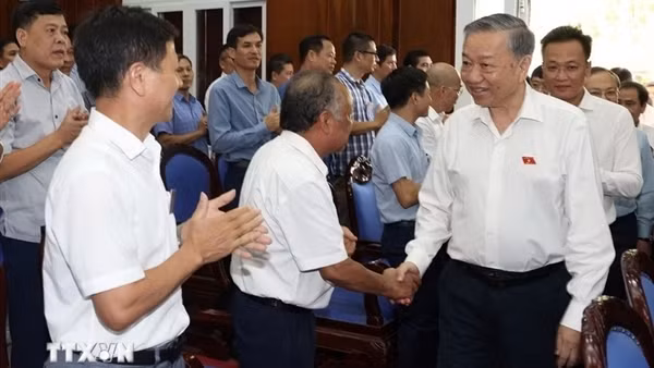 Tổng Bí thư, Chủ tịch nước Tô Lâm tiếp xúc cử tri Hưng Yên