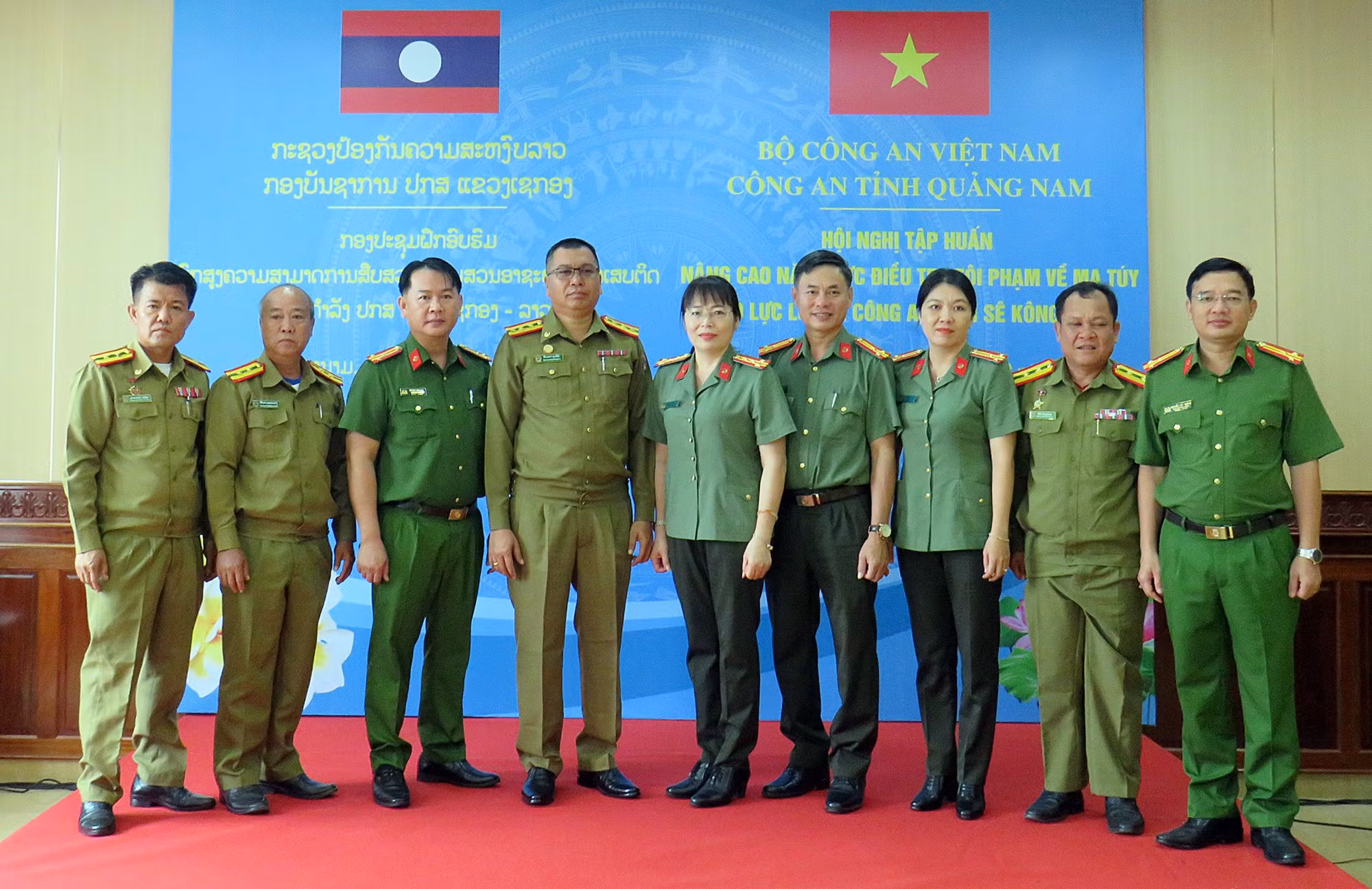 Nâng cao năng lực điều tra tội phạm về ma túy cho Công an tỉnh Sekong -0