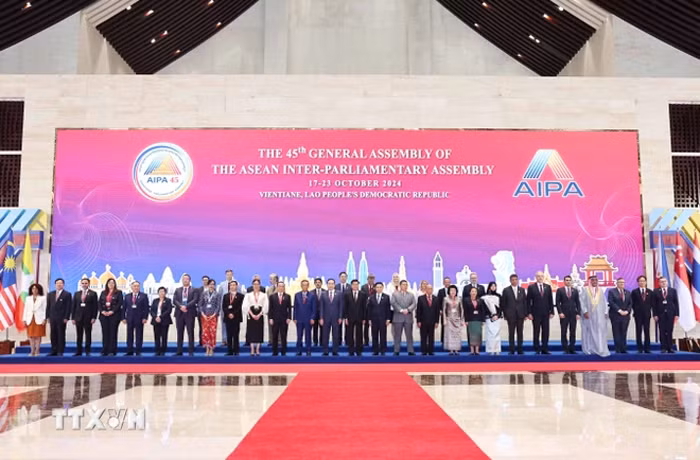 Chính thức khai mạc Đại hội đồng liên Nghị viện ASEAN lần thứ 45 -0