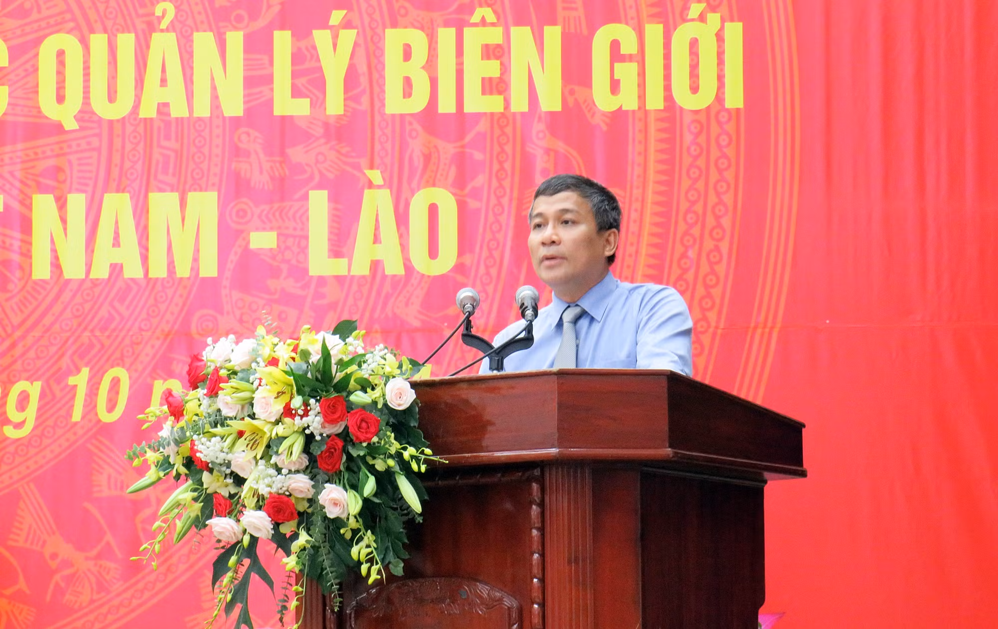 Đẩy mạnh xây dựng, bảo vệ đất nước trên tuyến biên giới Việt Nam - Lào -0