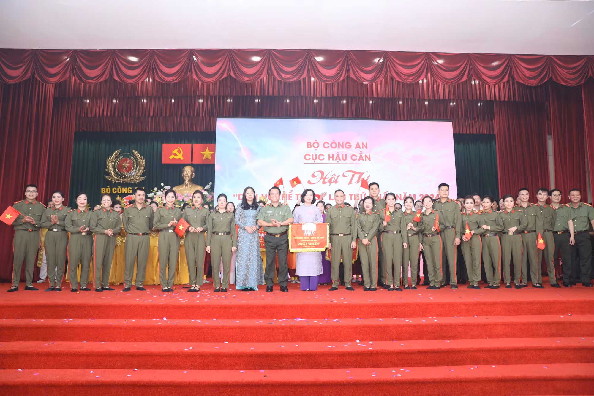 Sôi nổi Hội thi “Dân vũ thể thao” lần thứ nhất Cục Hậu cần -0
