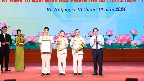 Công an Hà Nội đoạt giải xuất sắc Hội thi “Dân vận khéo” TP Hà Nội