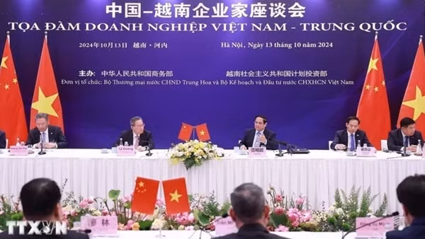 Việt Nam-Trung Quốc thúc đẩy hợp tác về hạ tầng, kinh tế số, tài chính