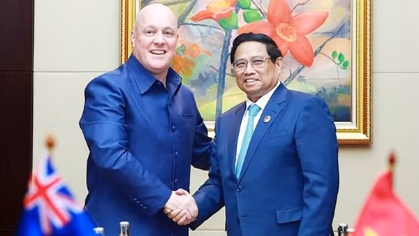 Thủ tướng Phạm Minh Chính gặp Thủ tướng New Zealand