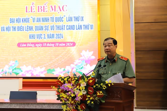 Công an Lâm Đồng nhất đoàn toàn tại Đại hội khỏe 