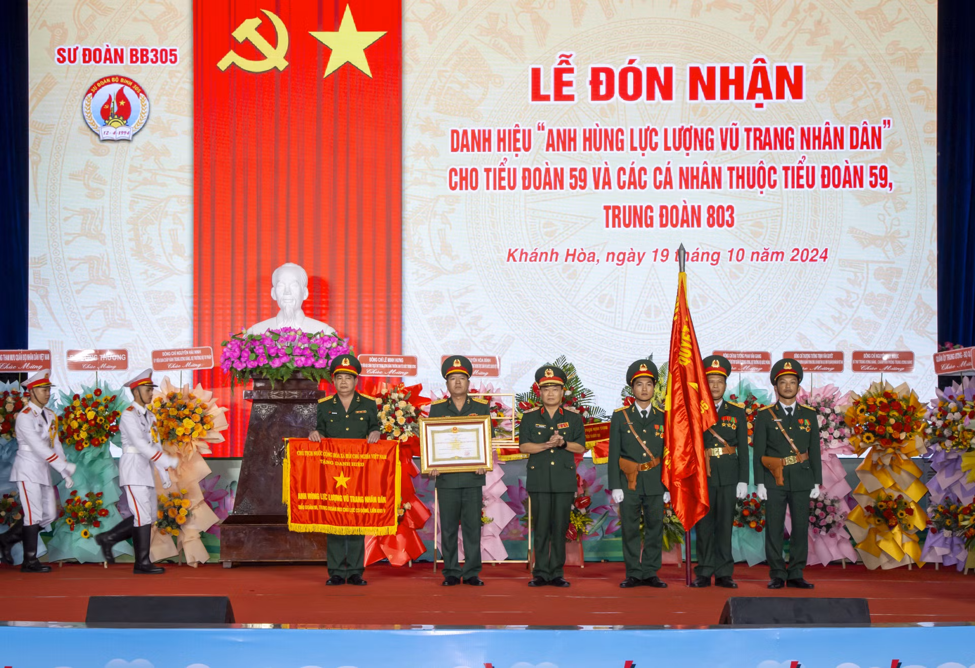 Phong tặng danh hiệu Anh hùng Lực lượng vũ trang Nhân dân cho Tiểu đoàn 59 -0