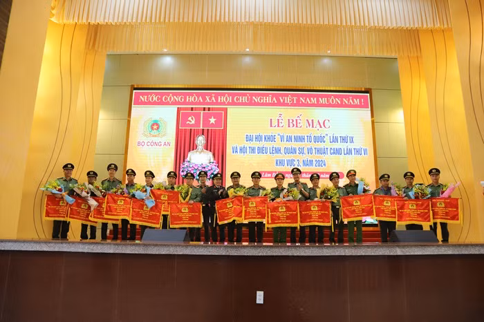 Công an Lâm Đồng nhất đoàn toàn tại Đại hội khỏe 