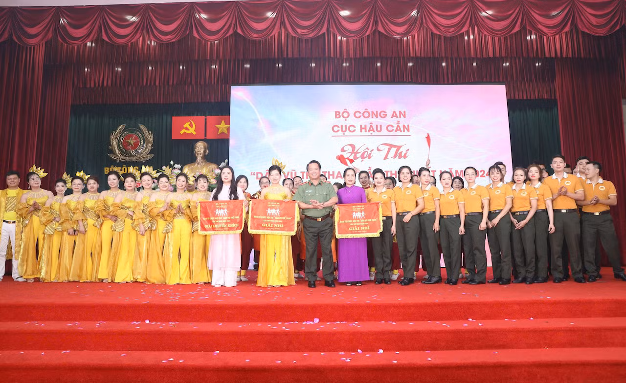 Sôi nổi Hội thi “Dân vũ thể thao” lần thứ nhất Cục Hậu cần -0