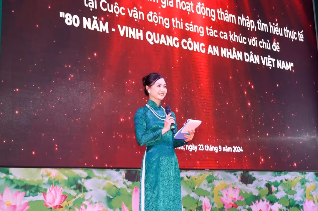 Hơn 70 người dẫn chương trình trong lực lượng CAND tranh tài tại Nha Trang -2