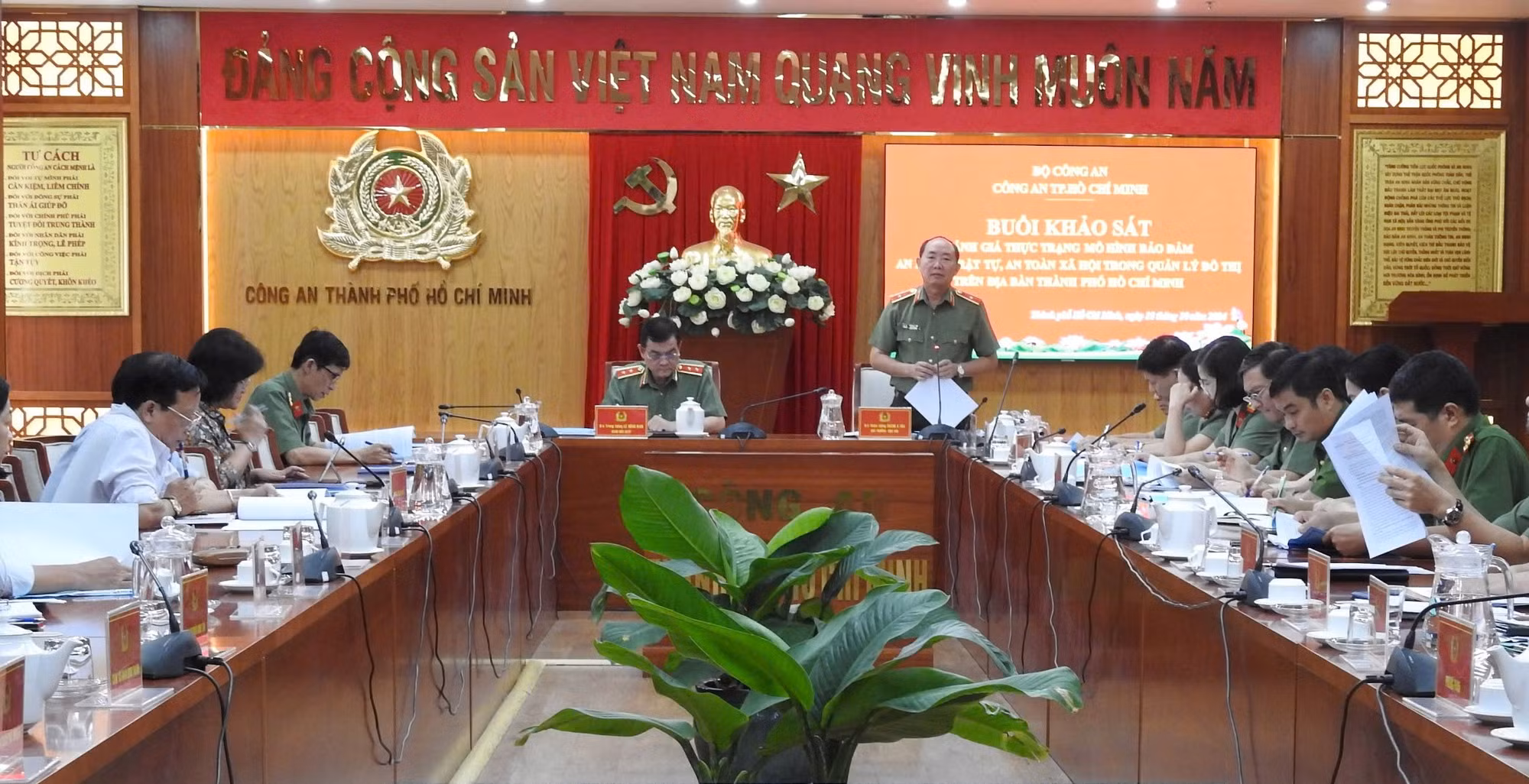 Khảo sát, đánh giá thực trạng mô hình bảo đảm ANTT trên địa bàn TP Hồ Chí Minh -0