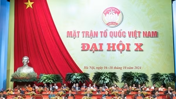 Phiên làm việc đầu tiên Đại hội đại biểu toàn quốc MTTQ Việt Nam lần thứ X