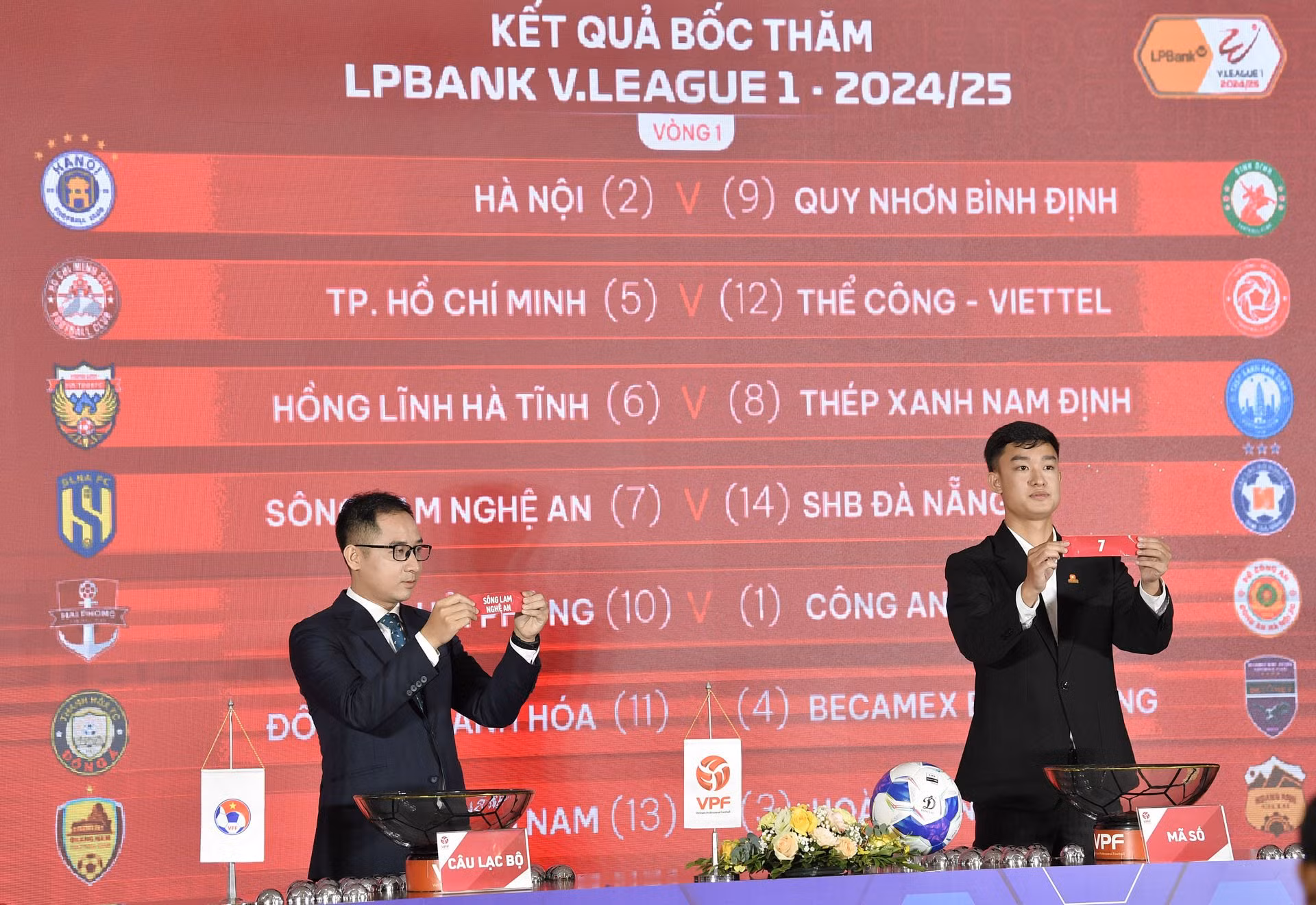 CLB Bóng đá Công an Hà Nội gặp đội nào tại&nbsp;vòng 1 V.league 2024/2025 -0