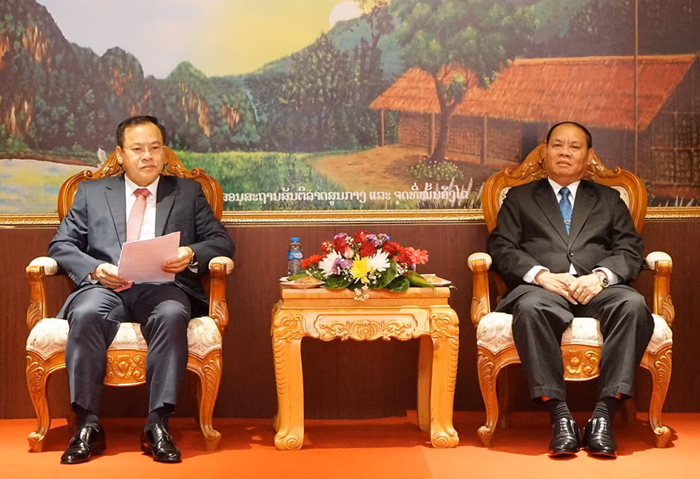 Thắt chặt hợp tác giữa Bộ Công an hai nước Việt Nam - Lào -0