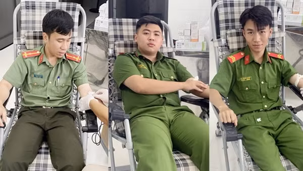 Bí thư đoàn và 2 chiến sỹ kịp thời hiến máu cứu thai phụ