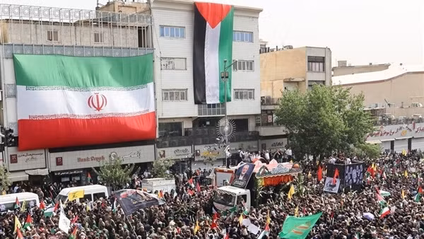 Biển người Iran dự lễ tang thủ lĩnh Hamas