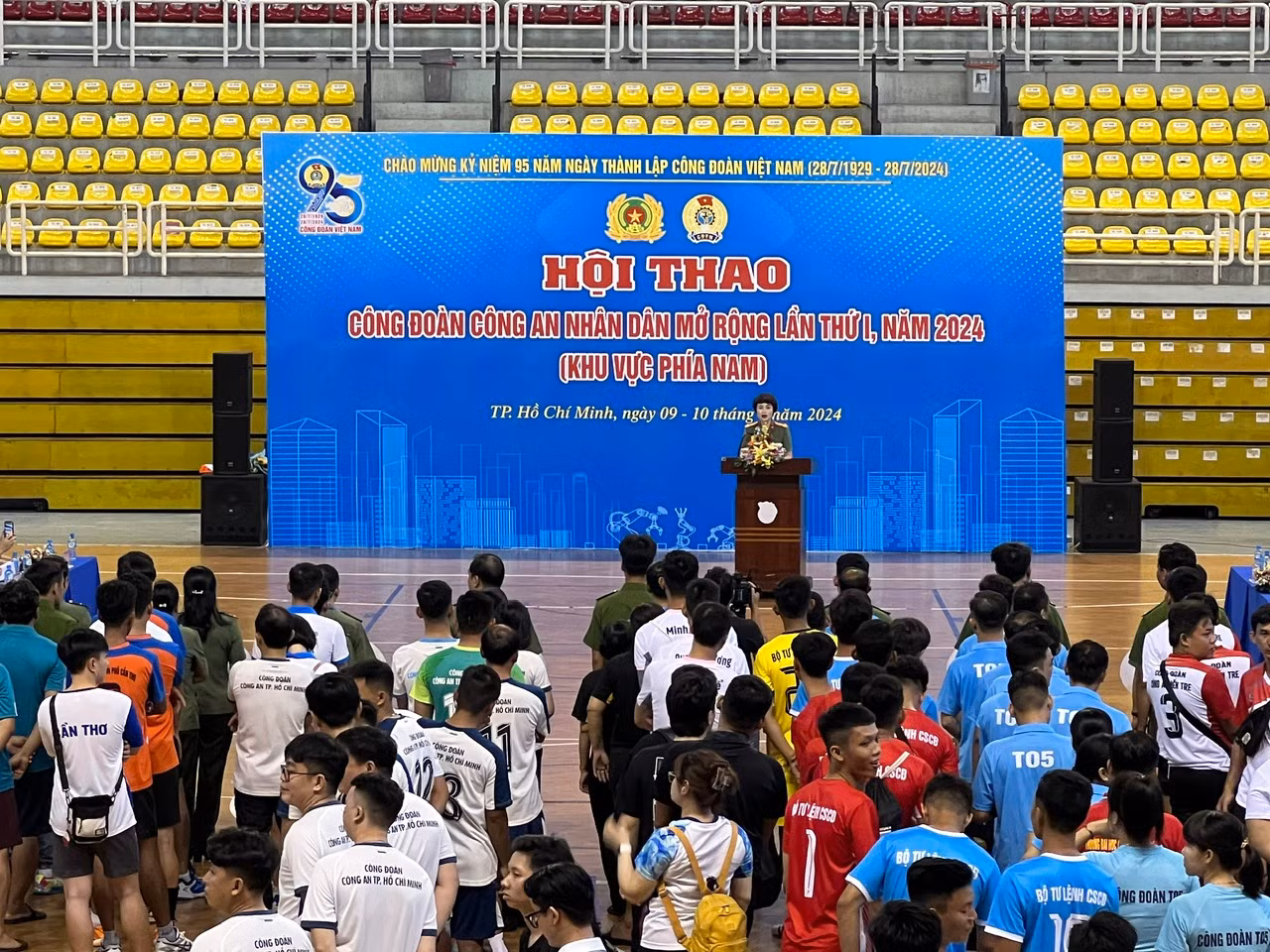 Khai mạc Hội thao Công đoàn Công an nhân dân khu vực phía Nam -0
