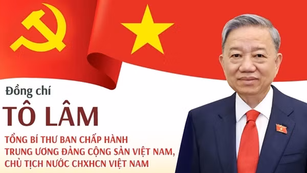 Tiểu sử đồng chí Tô Lâm, Tổng Bí thư Ban Chấp hành Trung ương Đảng Cộng sản Việt Nam, Chủ tịch nước CHXHCN Việt Nam