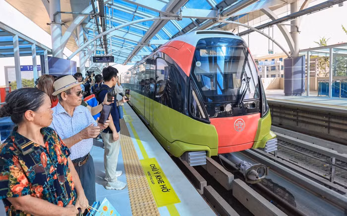 Giá vé Metro Nhổn-Ga Hà Nội thấp nhất là 8.000đ -0