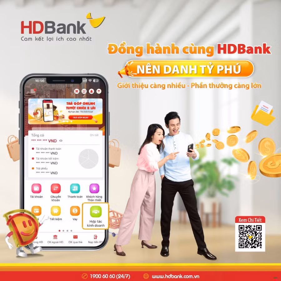 HDBank thưởng vàng SJC cho khách hàng sử dụng dịch vụ -1