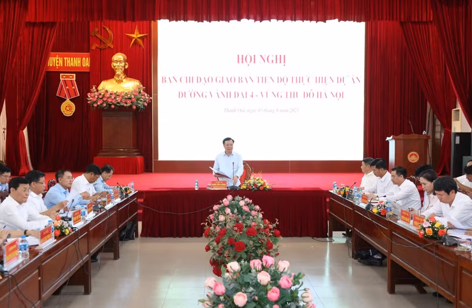 Đảm bảo tiến độ thực hiện xây dựng đường Vành đai 4 - Vùng Thủ đô -0