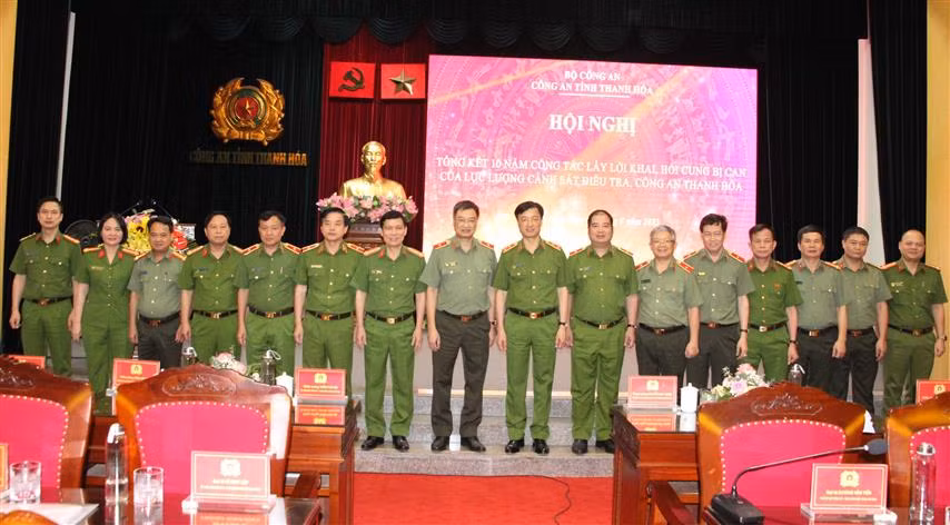 Công an Thanh Hóa tổng kết 10 năm công tác lấy lời khai, hỏi cung bị can -0