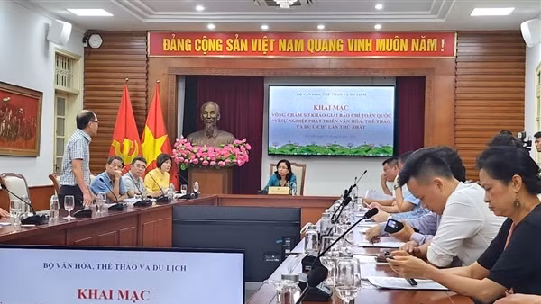1079 tác phẩm dự Giải báo chí “Vì sự nghiệp văn hóa, thể thao và du lịch”