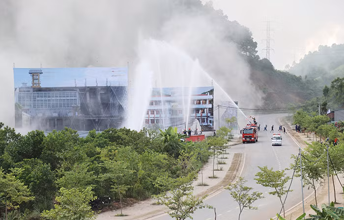 Công an tỉnh Yên Bái diễn tập thực binh -0