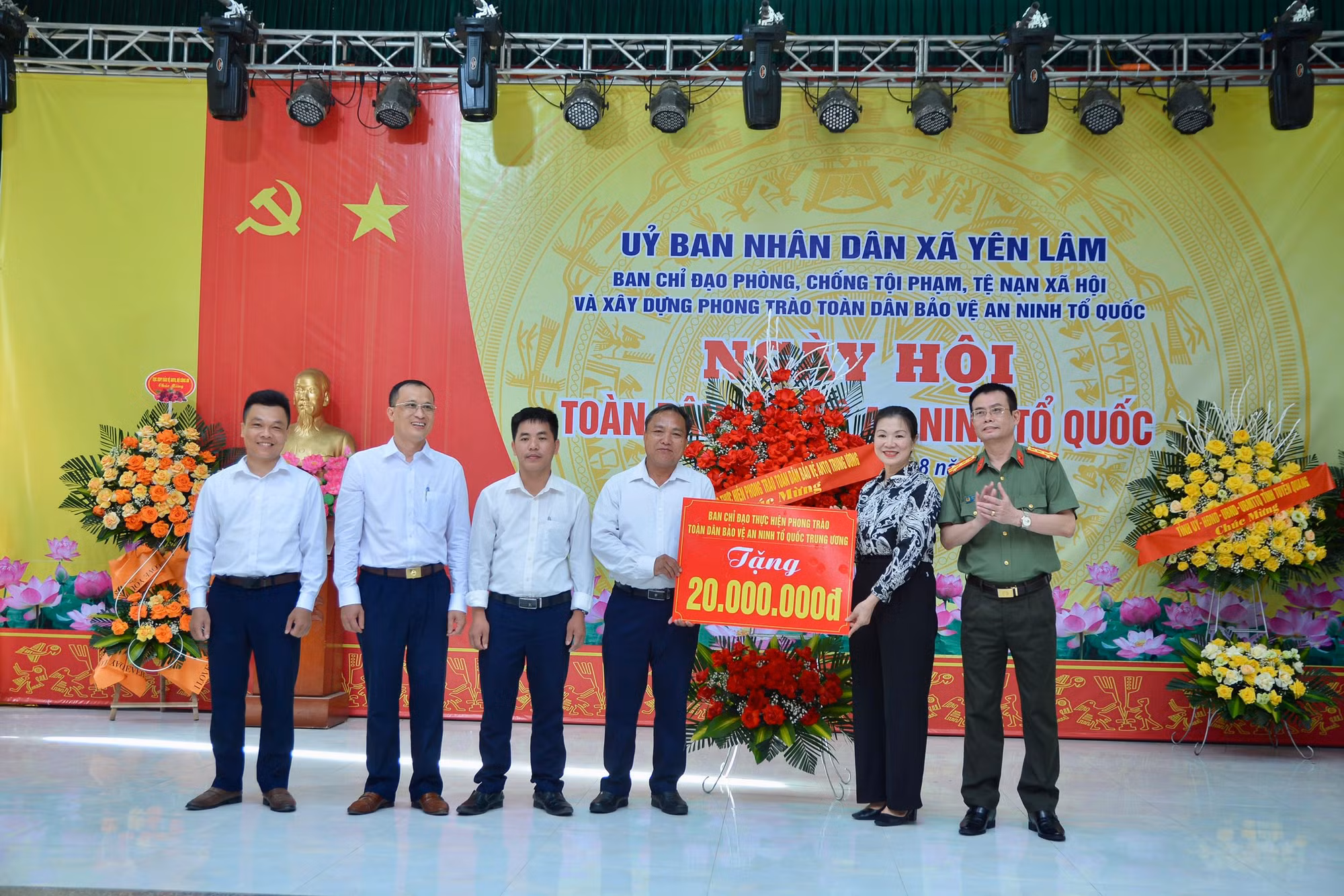 Sôi nổi Ngày hội toàn dân bảo vệ ANTQ ở xã Yên Lâm, tỉnh Tuyên Quang -0