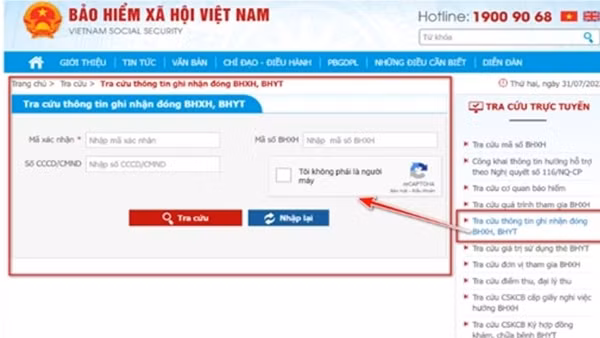 Triển khai chức năng tra cứu thông tin đóng BHXH tự nguyện, BHYT