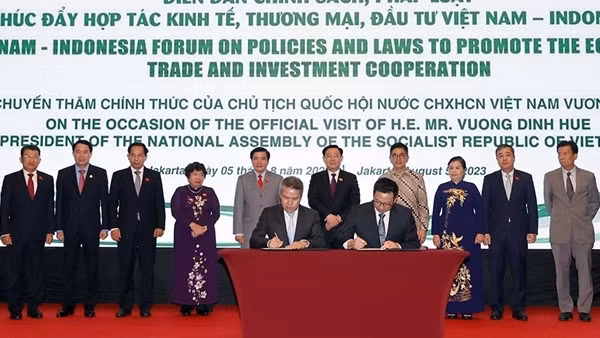 Thúc đẩy hợp tác kinh tế, thương mại, đầu tư giữa Việt Nam-Indonesia đi vào chiều sâu
