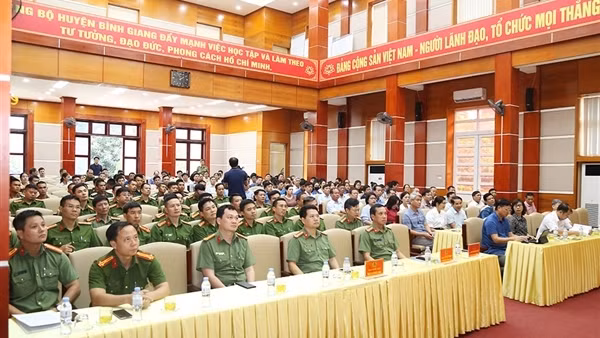 Công an Hải Dương đẩy mạnh tuyên truyền về phòng, chống tội phạm và tệ nạn ma túy