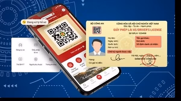 Sớm làm sạch dữ liệu giấy phép lái xe để cập nhật lên VNeID