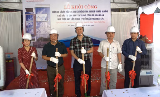 Khởi công xây dựng trụ sở làm việc Cục Truyền thông CAND tại Đà Nẵng -0