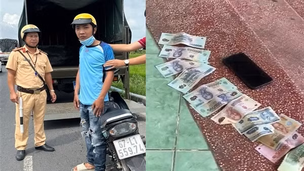CSGT bắt nóng đối tượng “ăn bay”