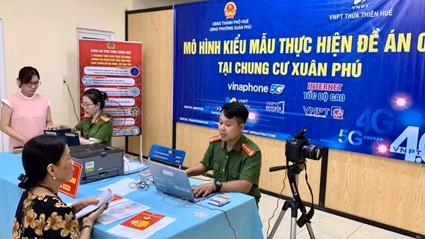 Thực hiện Đề án 06 tại khu chung cư mang lại tiện ích cho người dân
