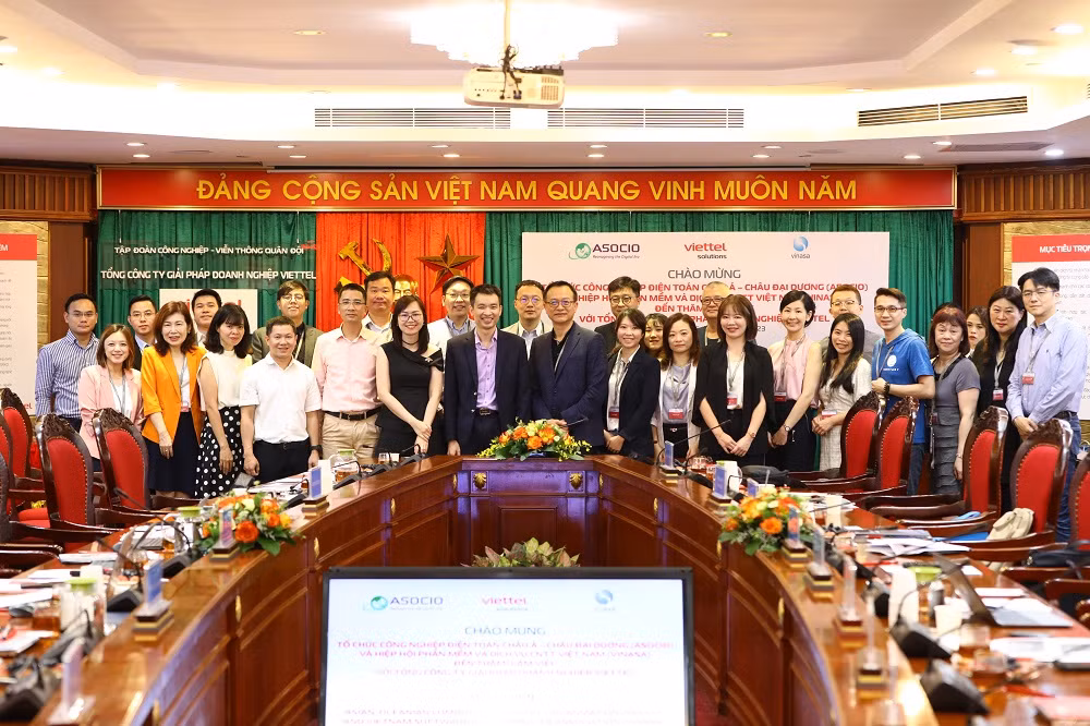 Nhiều cơ hội hợp tác giữa Viettel Solutions và ASOCIO -1