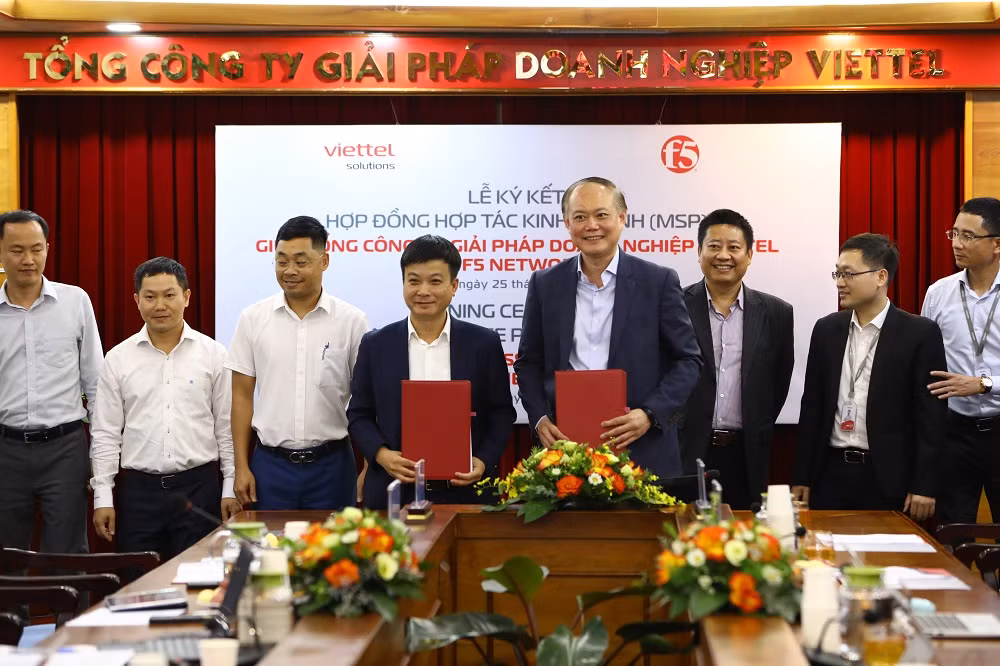 Viettel Solutions và F5 Networks ký kết hợp tác kinh doanh chiến lược -1