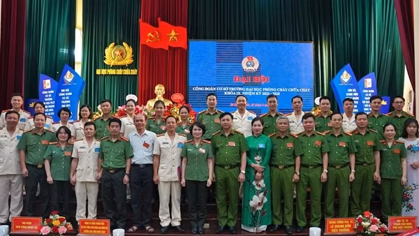 Đại hội đại biểu Công đoàn cơ sở Trường Đại học PCCC nhiệm kỳ 2023-2028