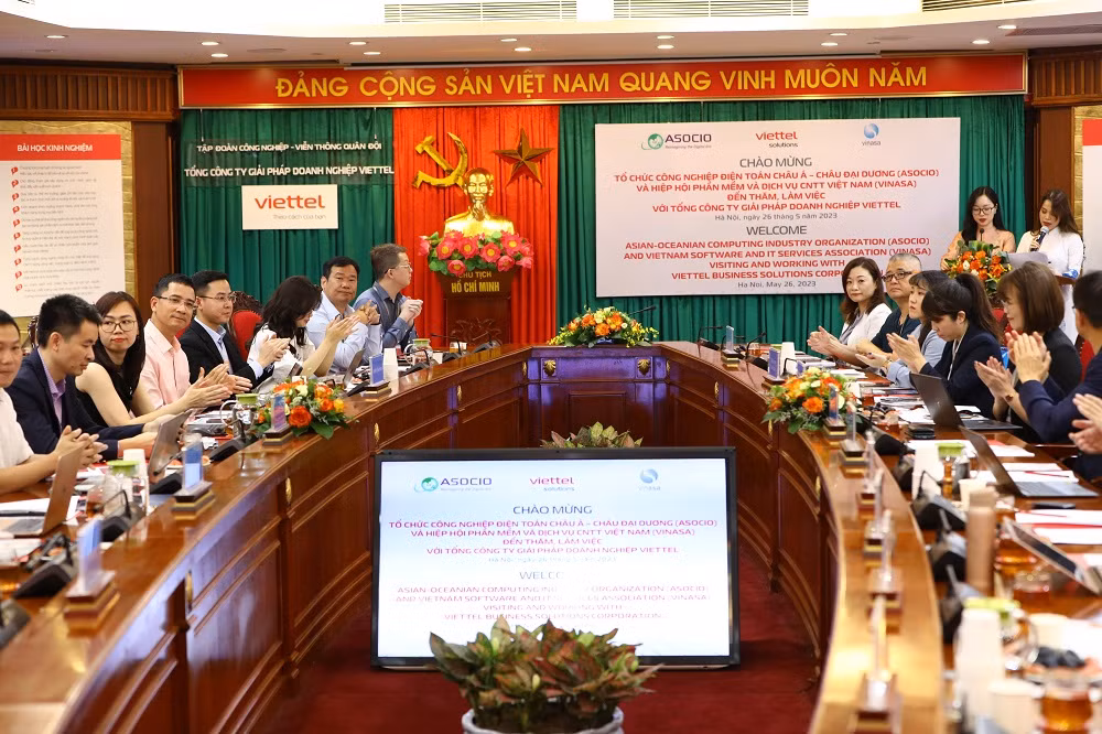 Nhiều cơ hội hợp tác giữa Viettel Solutions và ASOCIO -0