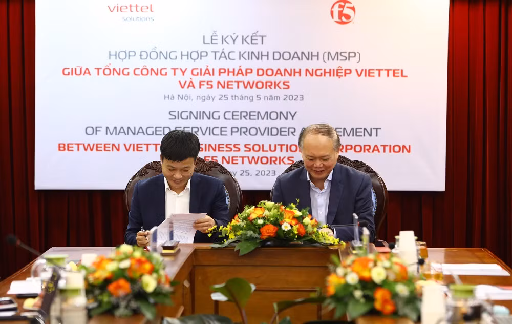 Viettel Solutions và F5 Networks ký kết hợp tác kinh doanh chiến lược -0